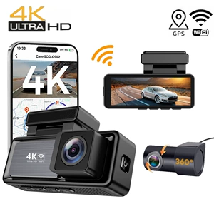 Yeni HD Sürücü Qeydedicisi 4K Wifi GPS İkili Qeyd Avtomobil Videoqeydedicisi