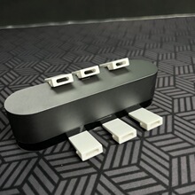 Type-c卡片式U盘外壳 迷你便携 ABS材质 米白 A16/A15