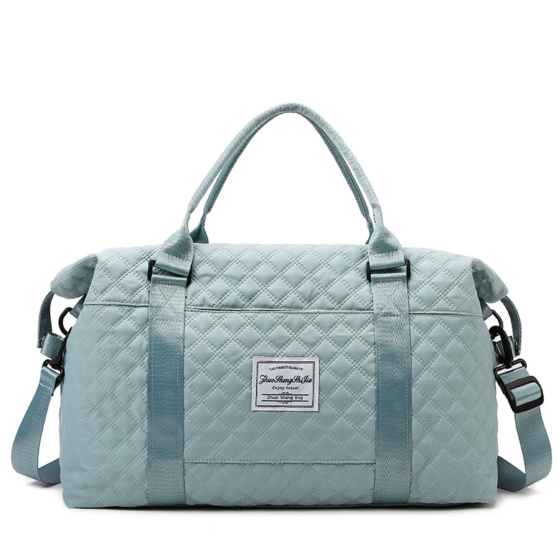 Bolsa de viaje acolchada informal al por mayor, bolsa deportiva y de fitness de gran capacidad, repelente al agua para viajes cortos, bolsa de almacenamiento para maternidad