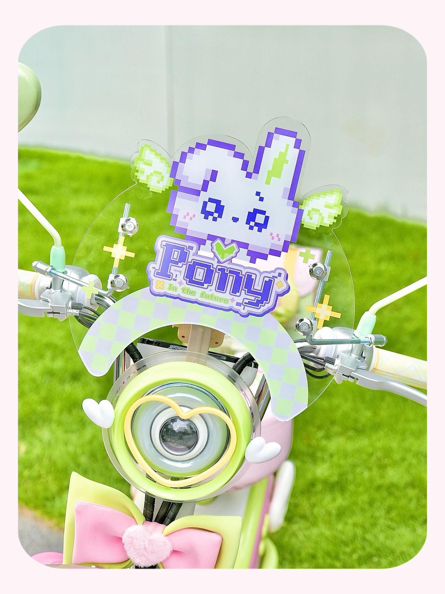 Suitable for Aima Metaverse Pony, Yadi, Tailg, and Niu Electric Scooters Front Windshield Decoration and Windscreen Accessories
