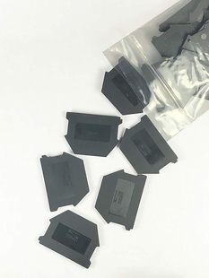Dinkle Dk4Nc-Bk Din Rail End Block Cover Dk2.5N-Bk Dk4N-Bk Black, 25 Pieces