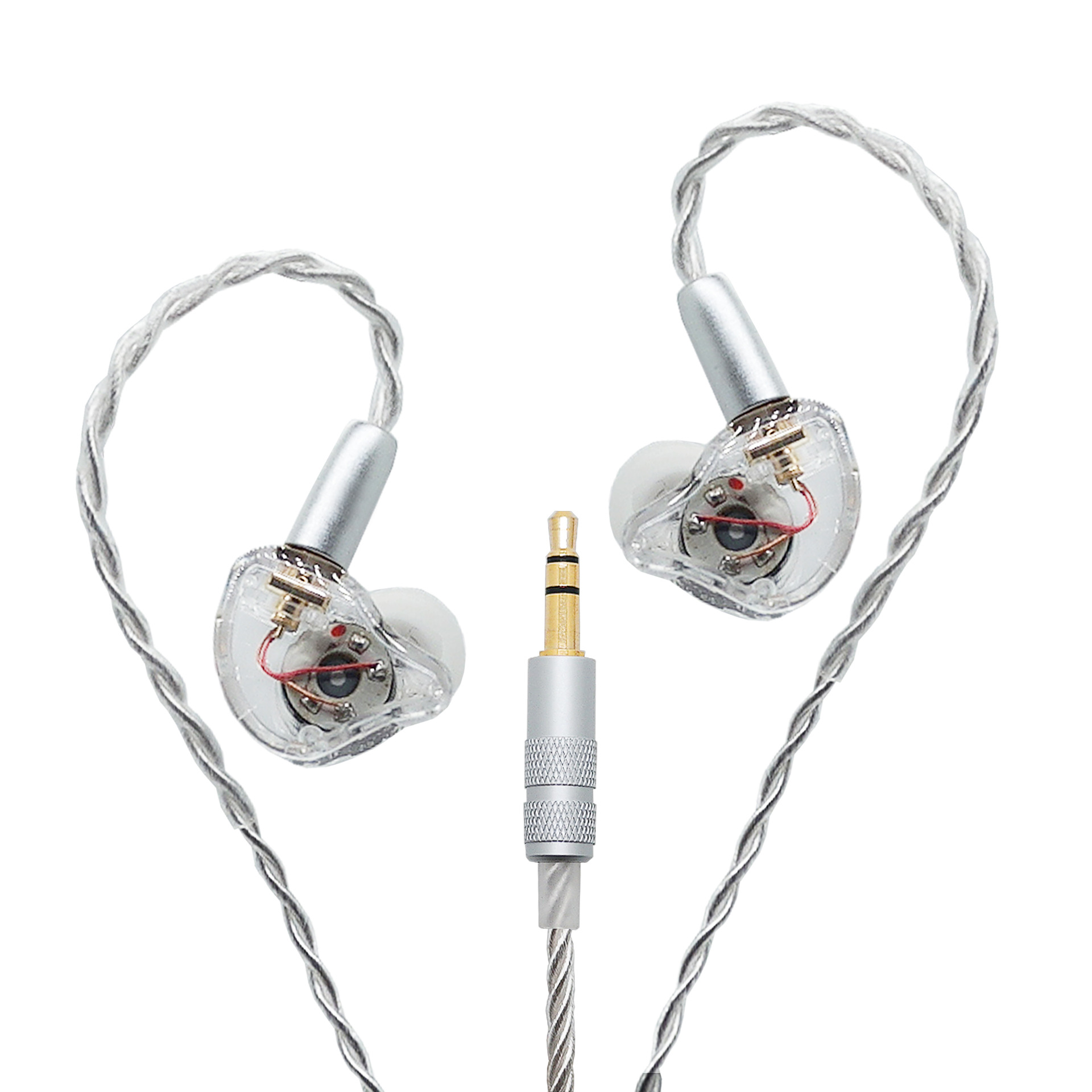 Monitor de escenario en vivo Auriculares para colgar en los oídos Altavoz de biopelícula HIFI Auriculares con cable Aislamiento acústico y reducción de ruido