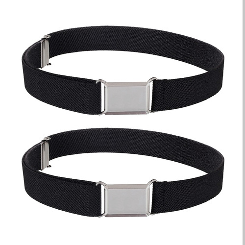 Cross-border supply children's belt unisex adjustable elastic waistband for kids single-color pants belt in stock