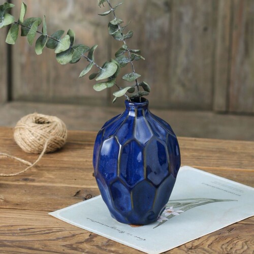 Flower Pot with Ins Style, High-Quality, Soft Furnishing Ceramic Small Flower Pot Decor, Creative Nordic Style Dried Flower and Hydroponic Flower Vase