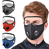 Cross border Riding Mask dustproof Removable Breathing valve KN95 Filters Epidemic Supplies Mask