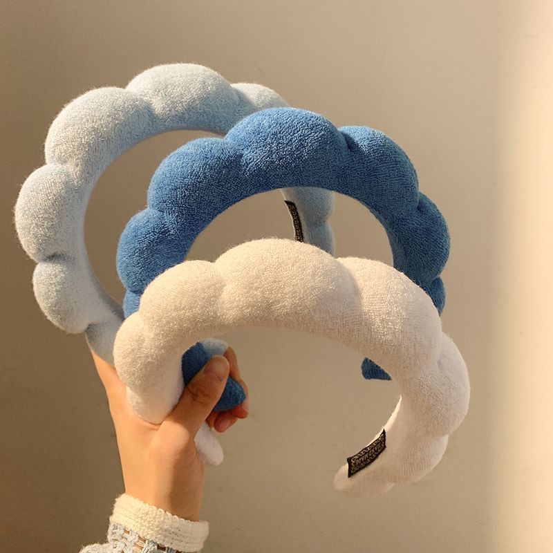 Donne, Nuovo accessorio dolce dei cartoni animati, Fascia per capelli in peluche per bambini, Grazioso ornamento per capelli per lavarsi il viso_voghion.com