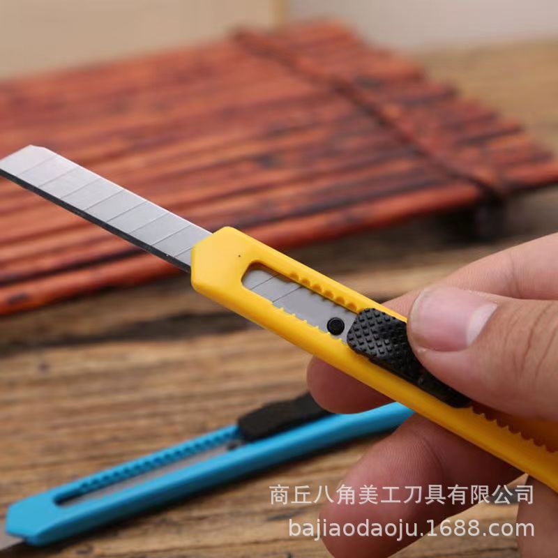 Cuchillo DE ARTE fábrica 120 tamaño pequeño cuchillo cortador cuchillo de papel pintado 9mm tamaño pequeño cuchillo de corte de papel cuchillo hecho a mano herramienta de desembalaje hoja pequeña