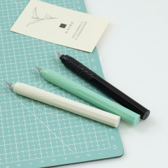 Modeling tool octagonal plastic handle carving knife rubber stamp carving knife journal cutting pen knife figure push knife handle paper cutting