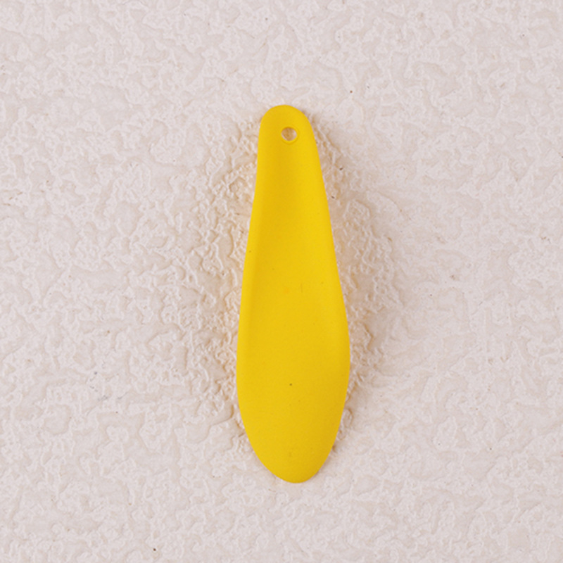 9g Weight Earring Findings Jewelry Making Type DIY Jewelry Accessories Classification 10 PCS/Package Quantity Acrylic Material Petal Pattern Spray Paint Design Simple Style Style 10 PCS/Package Arylic Petal Earring Findings 12