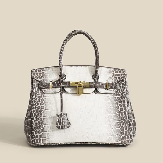 Large Bag 2023 New Fashionable High-end Shoulder Women's Bag Crossbody All-match ins Stylish Lock Kelly Handbag