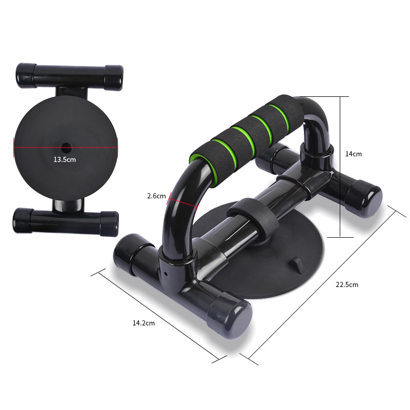 Soporte push-up en forma de I músculo abdominal pecho músculo equipo de la aptitud casa sit-up ventosa auxiliar máquina de laminación del vientre