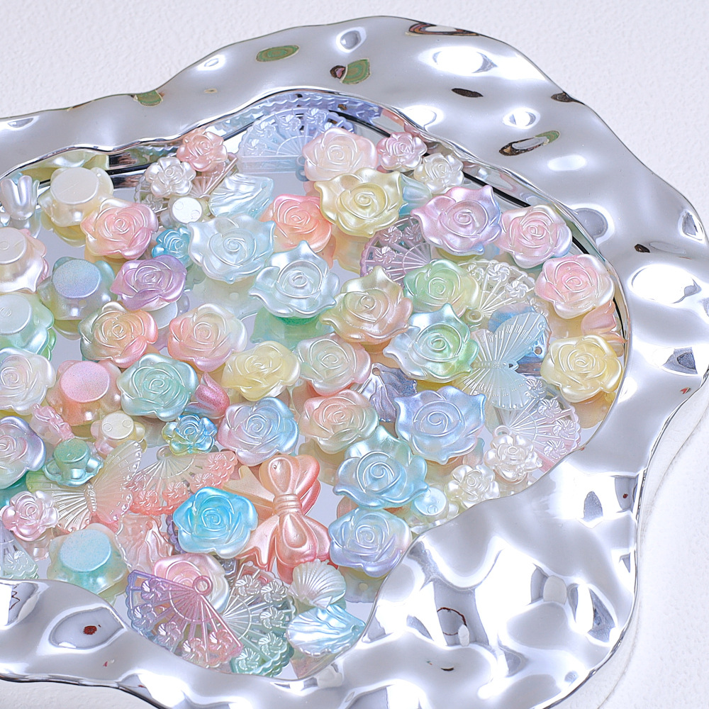 Fantasía barroco mezclado dulce DIY crema pegamento teléfono caso tocado horquilla joyería resina accesorios al por mayor