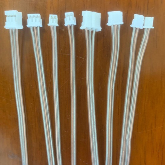 金银透明线SH1.0 MX1.25 ZH1.5  PH2.0  XH2.54透明2P 3P端子线