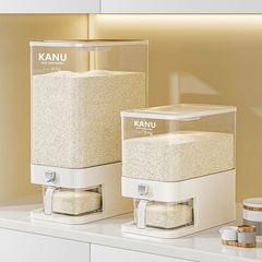 米桶按压式自动出米家用防虫防潮密封储米罐大容量米面杂粮收纳桶