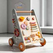 跨境木制婴幼儿学步车手推车宝宝学步推车助步小推车玩具儿童周岁