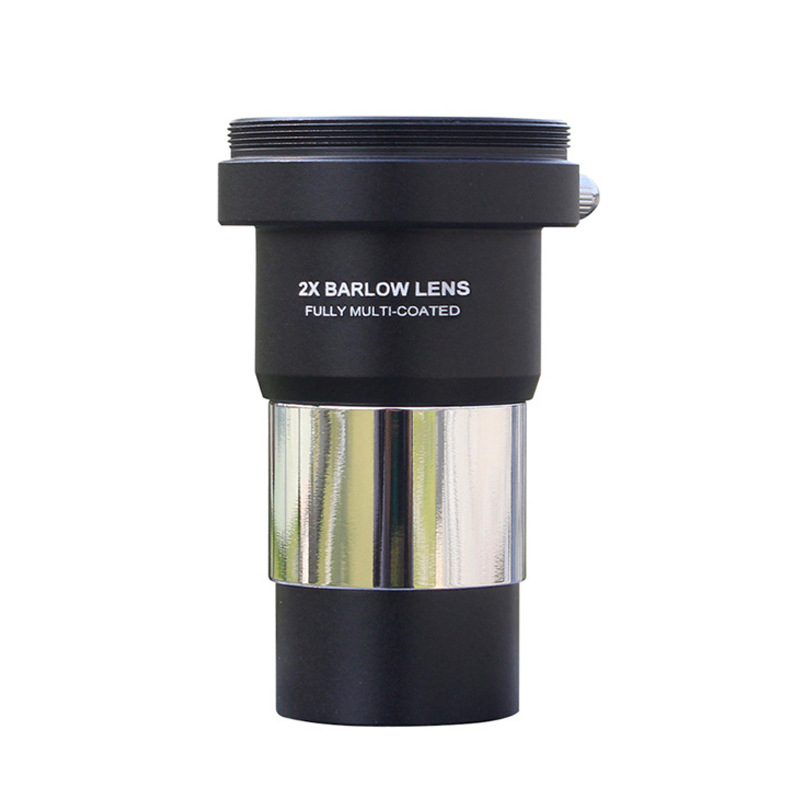 天文望远镜1.25英寸2X增倍镜带M42*0.75mm摄影转接螺纹