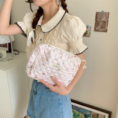 38242 Large Capacity Handheld Storage Bag Skincare Makeup Bag Portable Shower Bag Multi-functional Mummy Bag