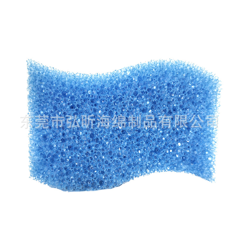 温感洗碗吸油海绵打孔海绵管彩色热水变软清洁油污海绵泳池过滤棉
