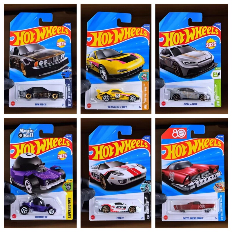Hot Wheels C4982 small sports car 25H batch BMW Ford GT Mazda RX7 2025H alloy car model Hot Wheels C4982 small sports car 25H batch BMW Ford GT Mazda RX7 2025H alloy car model