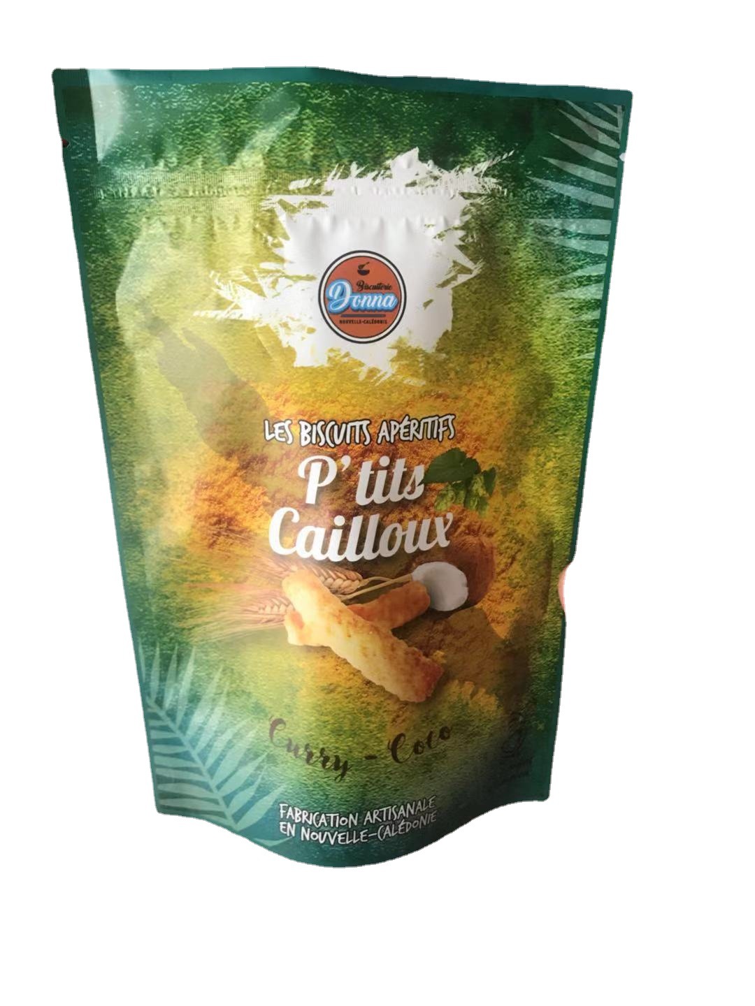 椰子片食品充氮气手指饼干自立纯铝箔自封拉条塑料外包装袋子彩印