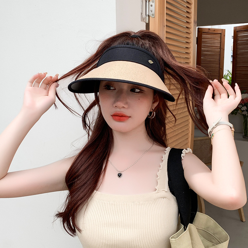 Women's Basic Solid Color Big Eaves Sun Hat display picture 2