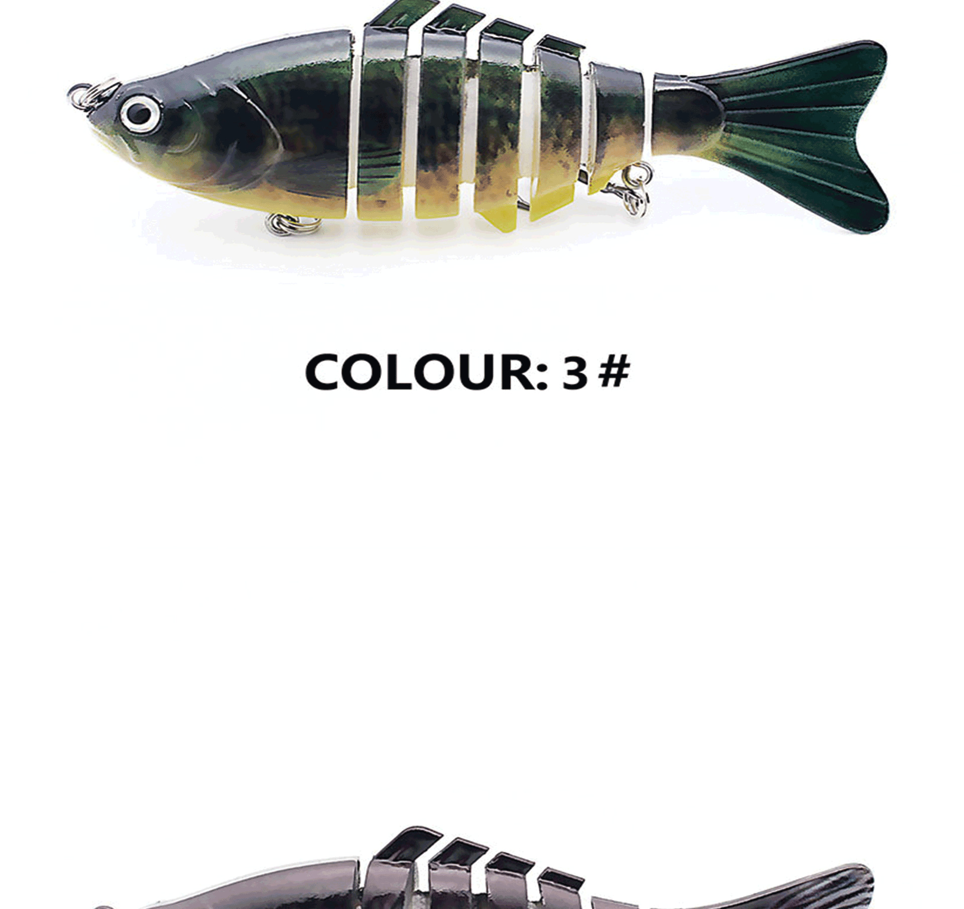 Multi Jointed Fishing Lures Hard Swimbaits Bass Trout Fresh Water Fishing Lure