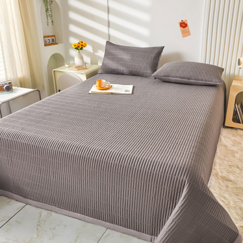 2025 nuevo estilo cubierta de cama de verano tatami de una pieza especial sábana acolchada cubierta de cama dormitorio individual juego de tres piezas