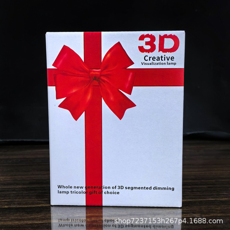 厂家直销3D小夜灯底座触摸遥控七彩亚克力LED夜灯USB充电底座台灯|undefined