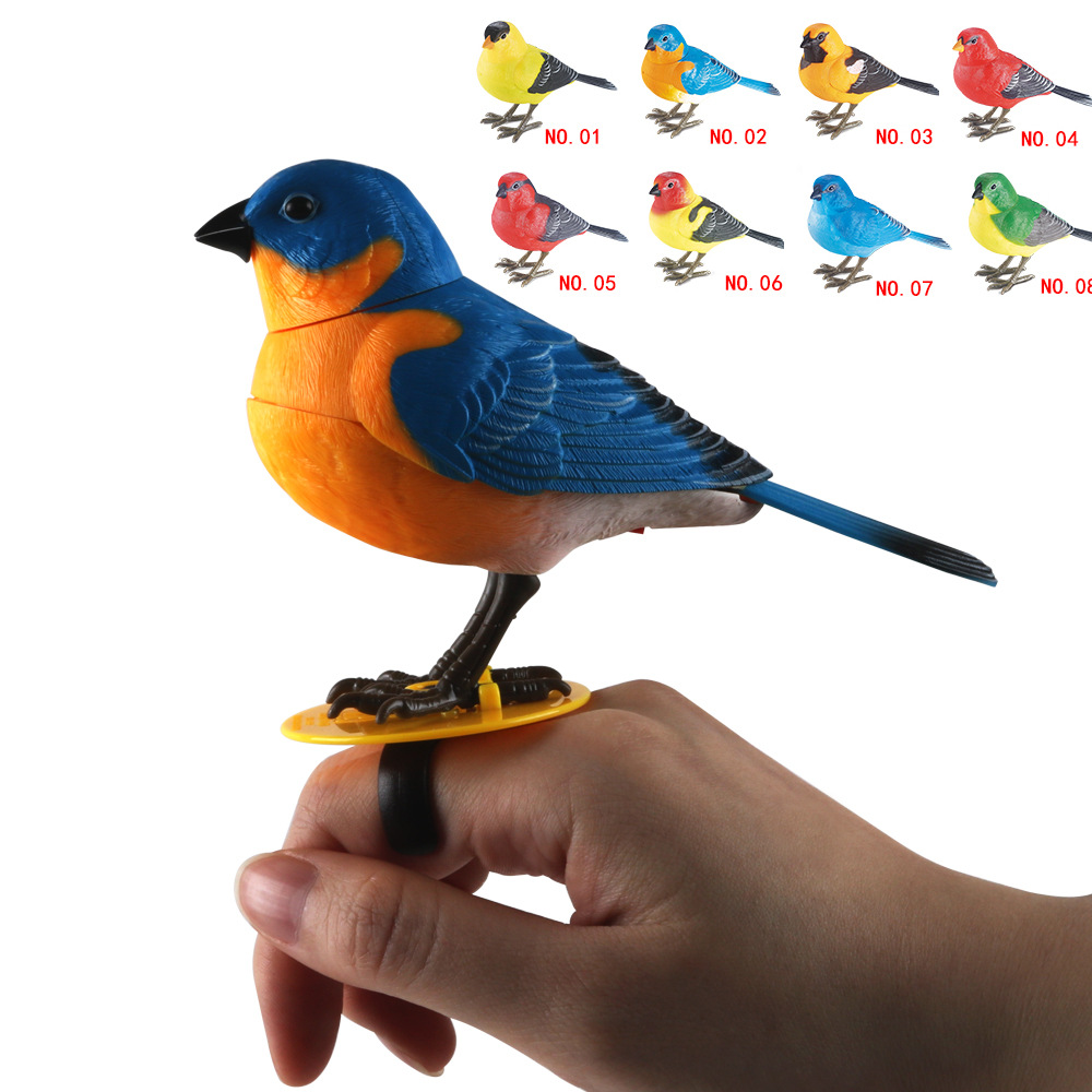 Pájaro Eléctrico de Juguete con Control de Voz 522 de Plástico para Niños