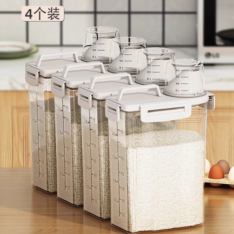 穀物缶詰米樽家庭用防虫防湿密封小麦粉保存樽麺樽米穀物保存箱|undefined