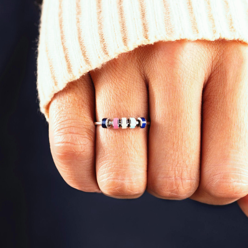 Adjustable Ring Size 1 Piece Quantity Fashion Round Stainless Steel Rings 1 Piece