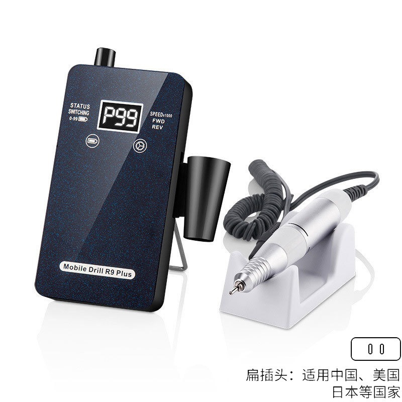 Disposición de almacenamiento eléctrico de 35000rpm ajustable velocidad de rotación de la máquina de molienda eléctrica especial para la tienda de uñas