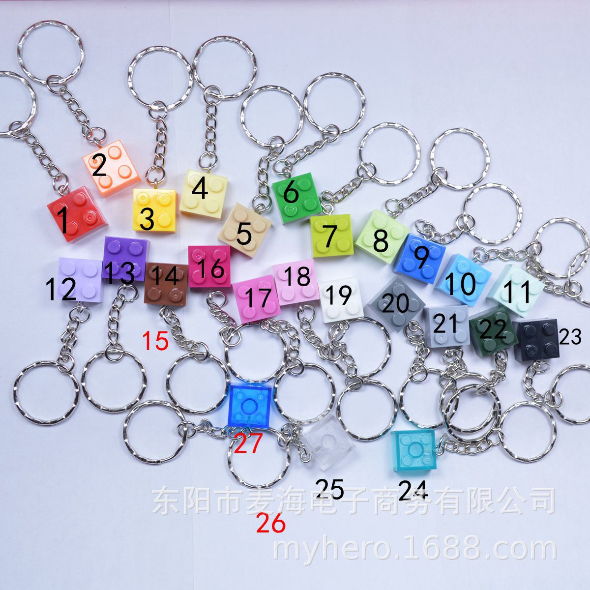 Keychain with key