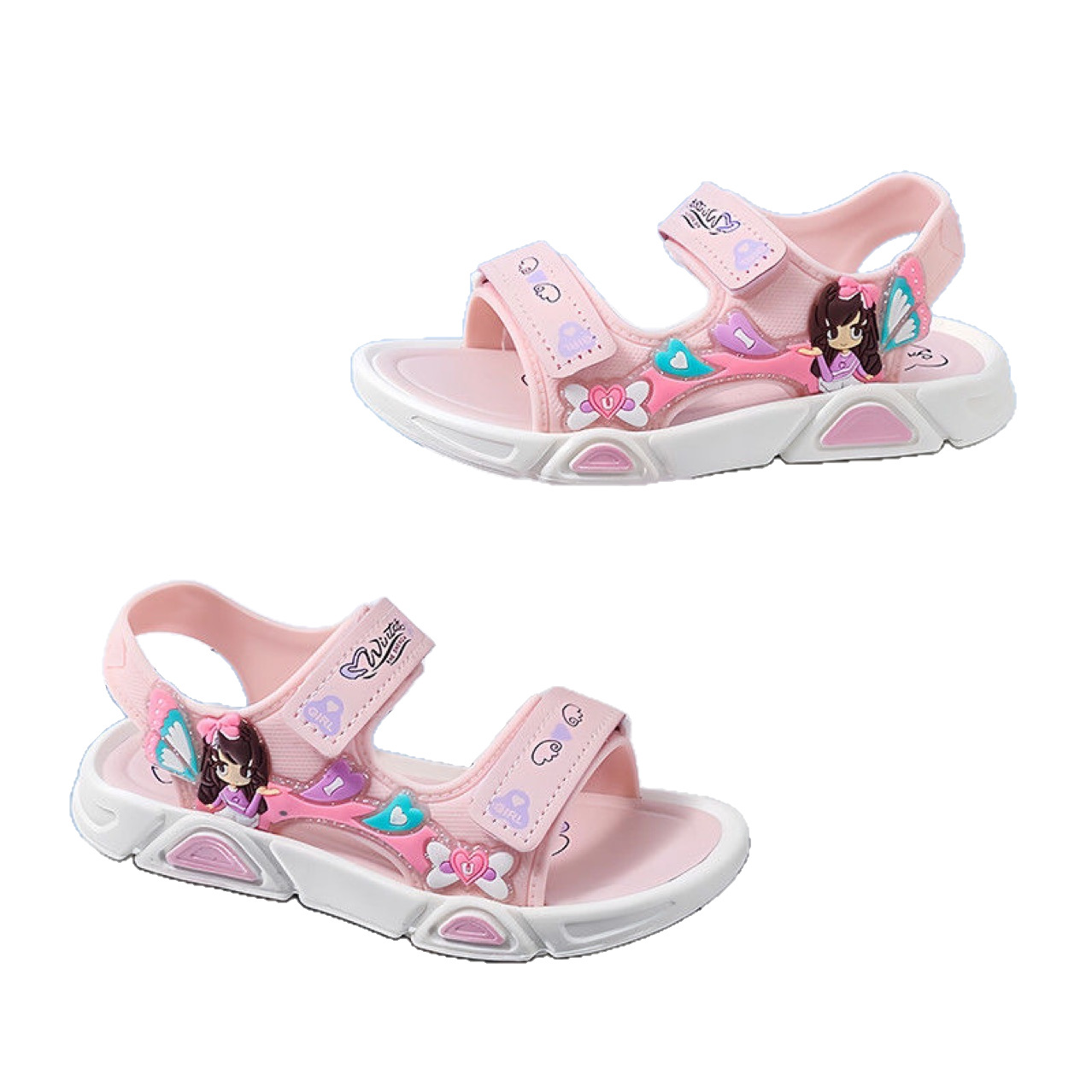 2026 sandalias para niños nuevos zapatos para niños pequeños y medianos, sandalias de moda de fondo suave, sandalias de moda de dibujos animados al por mayor image 5