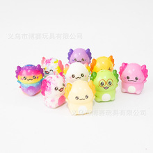 跨境爆款蝾螈小龙慢回弹解压神器捏捏乐儿童玩具工厂批发手办公仔