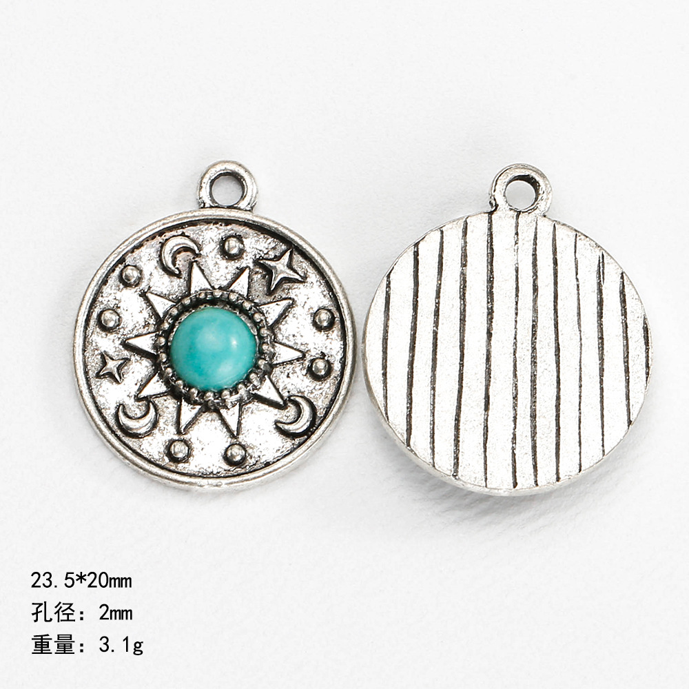 Transfronterizo europeo y americano personalizado estilo étnico bohemio turquesa con incrustaciones de collar pulsera DIY accesorios de la joyería Accesorios