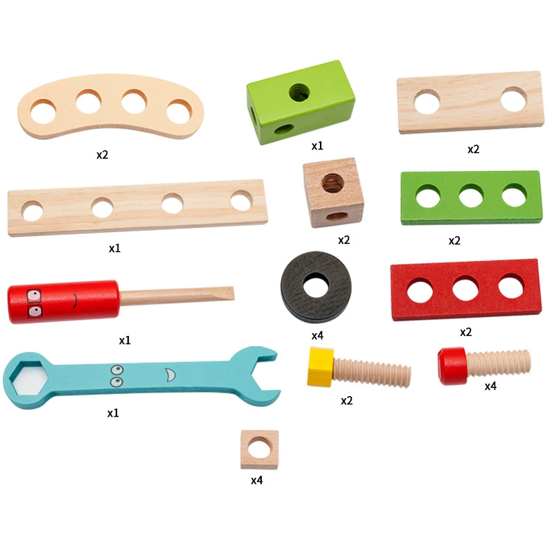 Wooden universal constructor, family realistic toy
