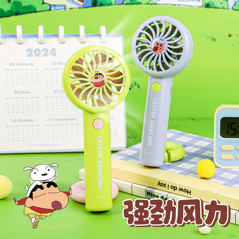 Auténtico Flying Girl Policía serie Macaron ventilador de círculo estudiantes de verano lindo portátil ventilador de mano