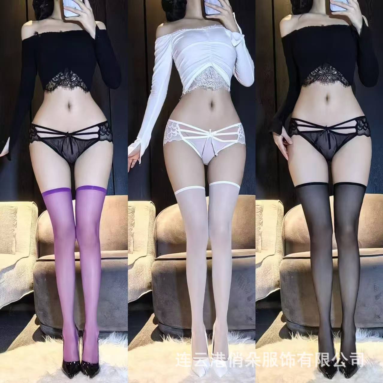 Playful ladies sexy stockings temptation stockings high stockings fun socks summer ultra-thin black silk leg socks wholesale