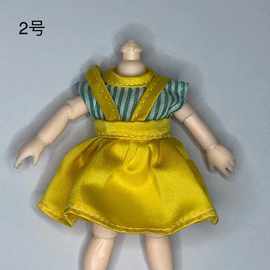 新款8分娃娃衣服裙子17厘米小娃娃衣服休闲套装连衣裙娃娃衣服