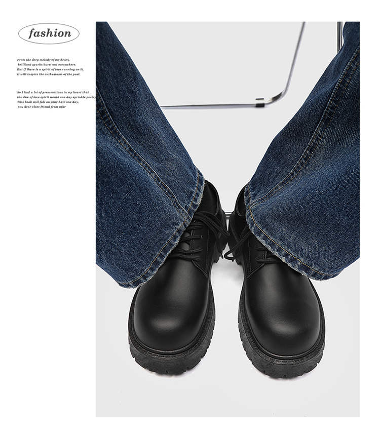 Chaussures d'été en cuir ShoeVault pour hommes, derbies décontractées à gros orteil, costume style Hong Kong, coiffeur pour jeunes, style britannique pour pieds larges._voghion.com