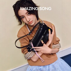 Amazing Song乙2025新作甘酒麻将包夏新作シングル肩百合斜めショルダーバッグ女性
