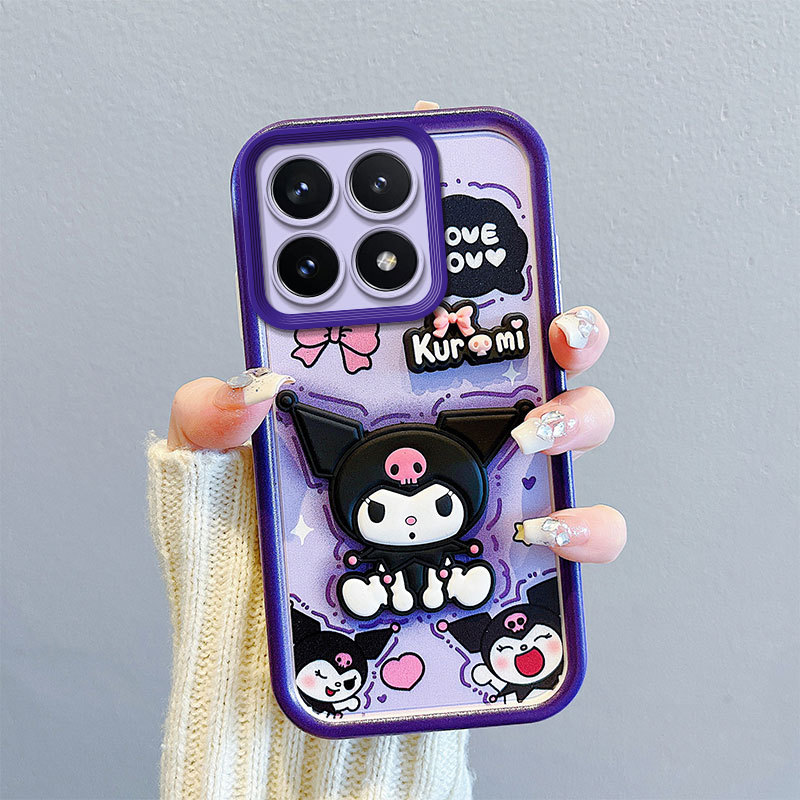 Suitable for Redmi 13C Cartoon K80 Doll Full Edge Cute 14C Fashionable Female Turbo3 Phone Case Xiaomi 14t