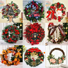 Christmas wreaths shopping mall window props decorations羳