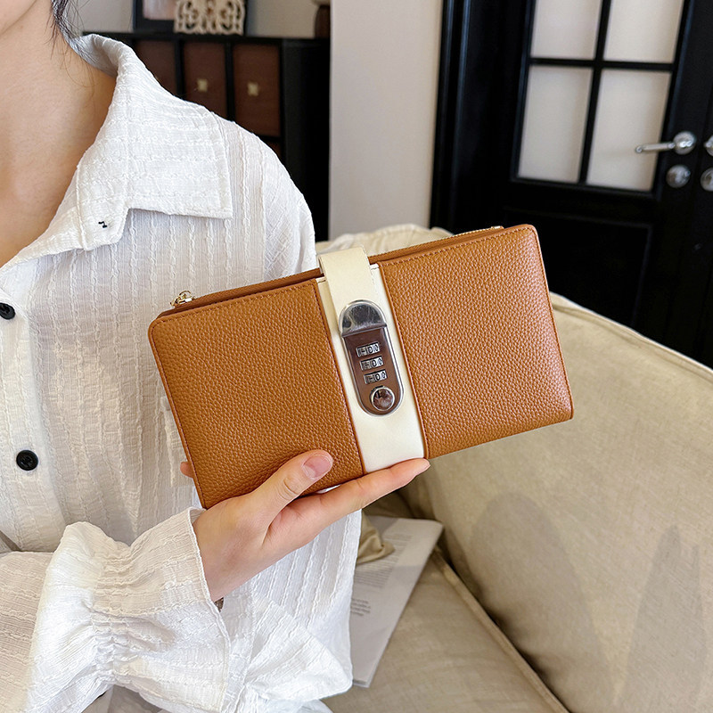 Cartera casual de moda coreana 2026 moda de verano femenina simple bolso de color sólido cambio nuevo bolso multifuncional de muñeca