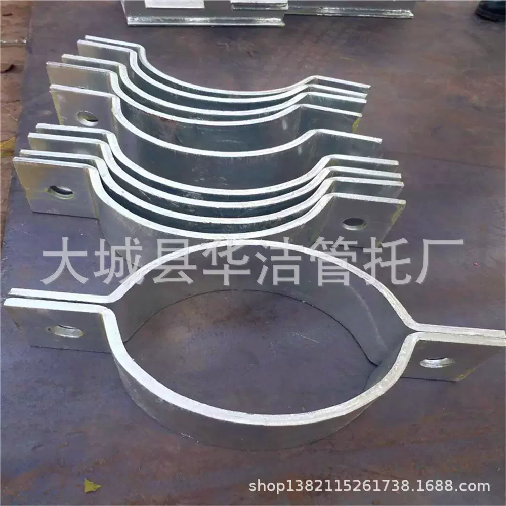 双螺栓管夹 三螺栓管卡 双排螺栓管夹四螺栓管卡保冷管用带支承块