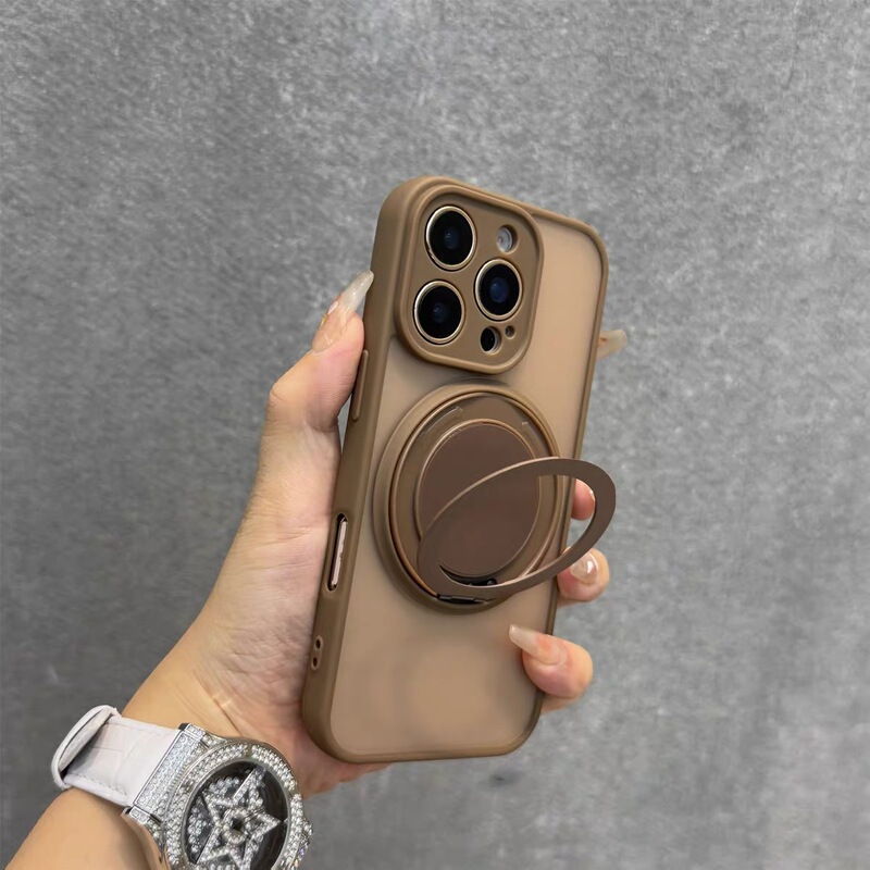 360磁吸旋转支架适用iPhone17promax手机壳苹果16磨砂14/15带挂绳|undefined