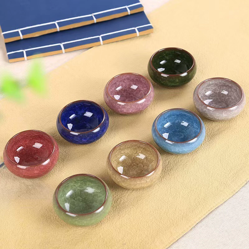 Чайный сервиз со льдом Красочный керамический чайный сервиз кунг-фу