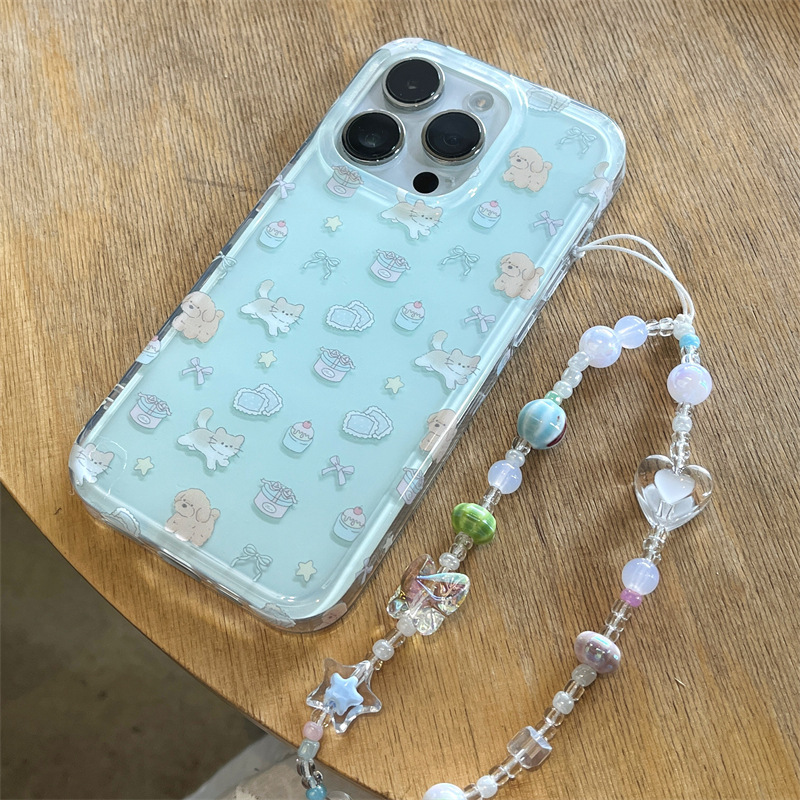 Postre fresco de verano para gatos Apple 16promax femenino 14/15 nuevo 15Pro simple 13 cachorro