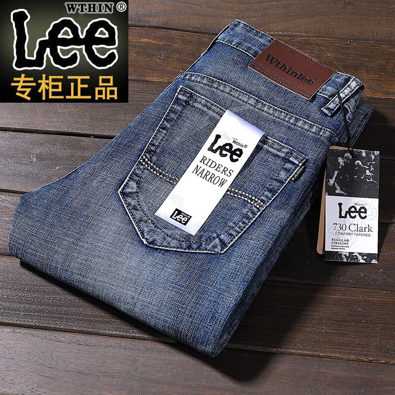Spring and Summer Genuine Wthin Lee Jeans Men's Straight Loose Stretch Casual Pants Slim Men's Pants Wholesale